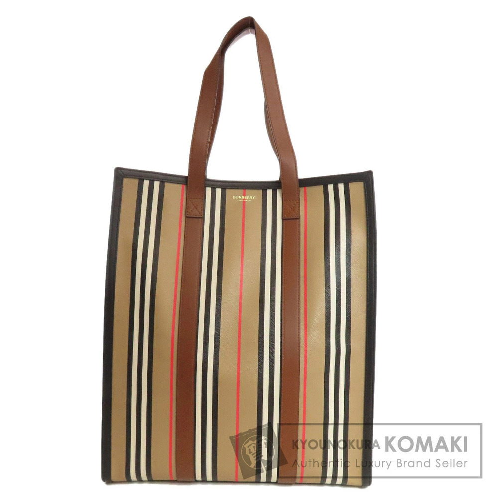 Burberry Striped Tote Bag